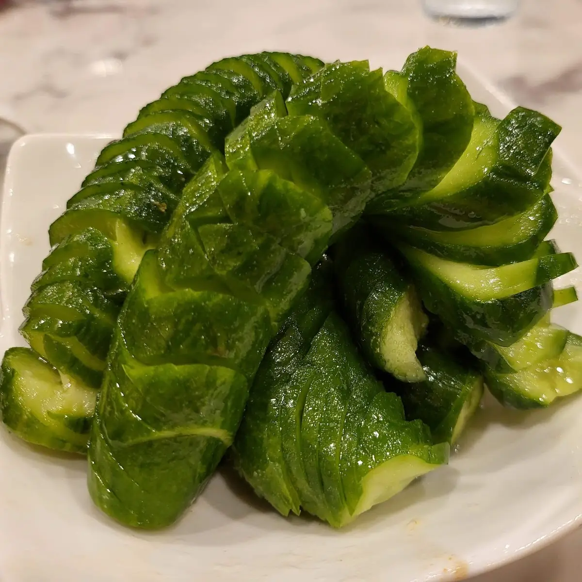 marinated cucumber salad 蓑衣黄瓜